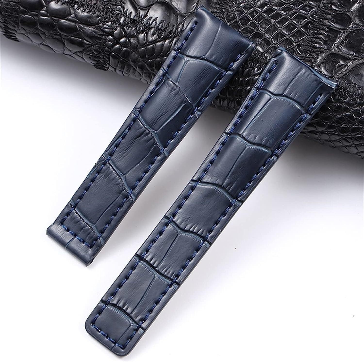 Echtes Leder -Uhr -Gurtarmband für Uhrbands Männer Armbanduhren Band 20mm 22 mm