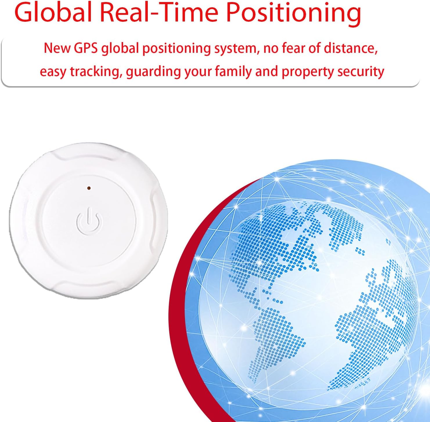 GPS Tracker for Vehicles,Car GPS Tracker Portable Real Time Magnetic GPS Tracking Device,Full Global Coverage Location Tracker for Kids,Dogs,Trucks/Person,No Subscription Required/No Monthly Fee