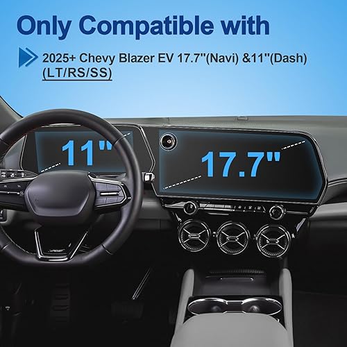 Miniatura 9 de Protector de pantalla Chevy Blazer 2023 2024 para Chevrolet Blazer (2LT3LTRSPremier) pantalla táctil de 10.2 pulgadas, vidrio templado 2023 Blazer
