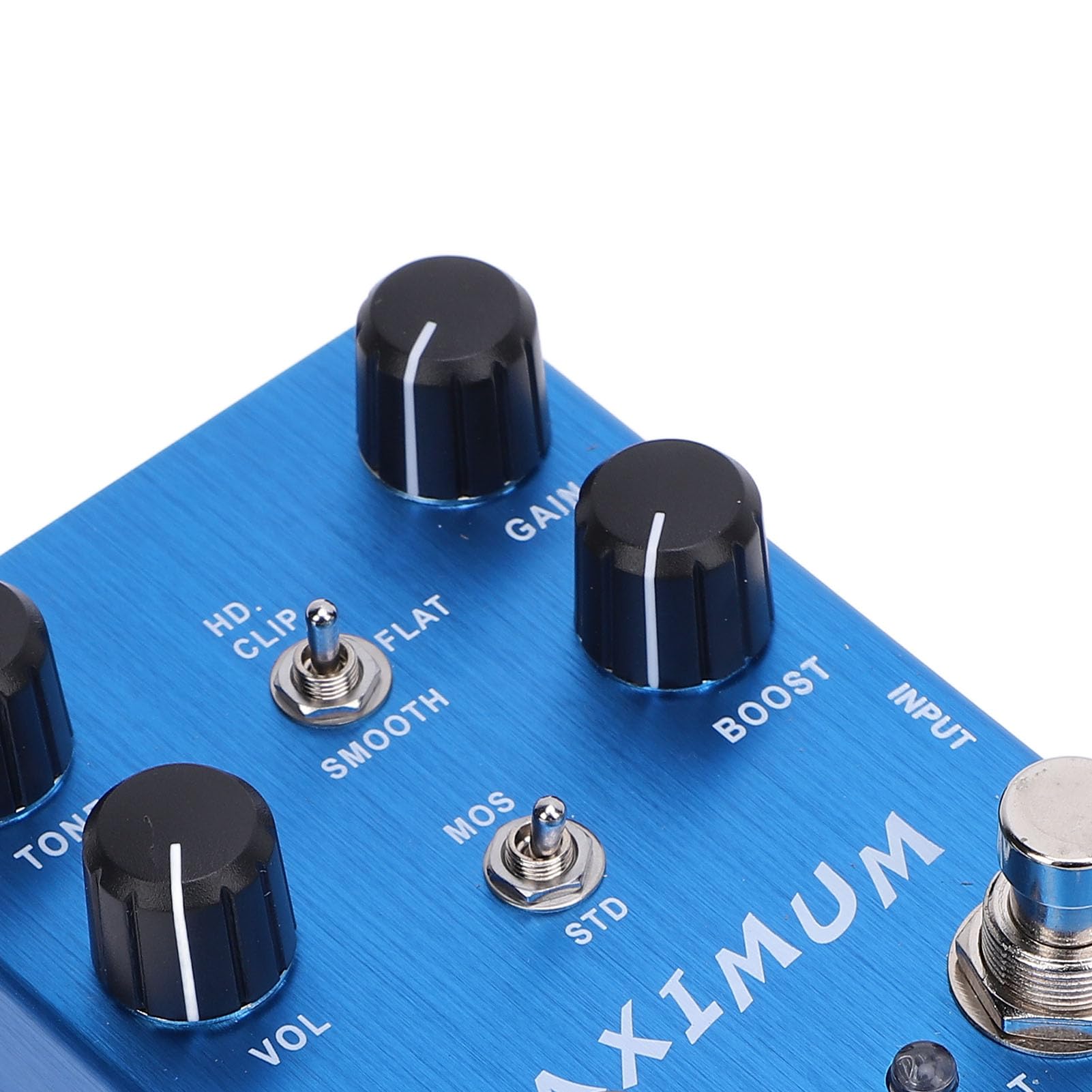 Sxhlseller Pedale Overdrive a Doppio Canale Drive Boost Knob Pedale Effetto per Chitarra Elettrica Basso, Bellissimo Overdrive in Lega con Ampia capacità di Modellare il Tono, per Esibizioni o