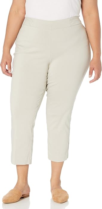 Super Stretch Pull On Slim Leg Capri 