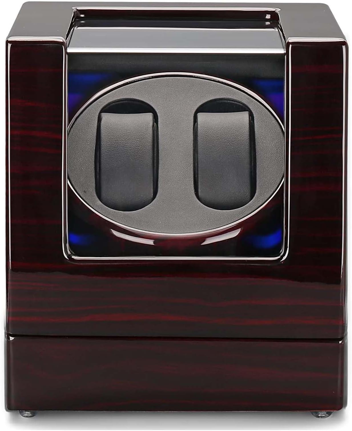 HiPaiAutomatic Double Watch Winder, Quiet Motor 5 Rotation Modes Self Winding Watch Rotator Box