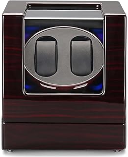 Automatic Double Watch Winder, Quiet Motor 5 Rotation Modes Self Winding Watch Rotator Box