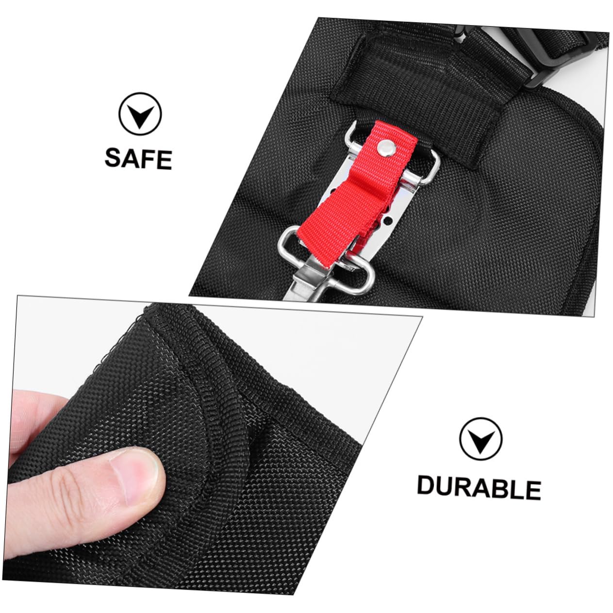 Harnais de Coupe-bordures Double Bandoulière 2 Pièces en Tissu