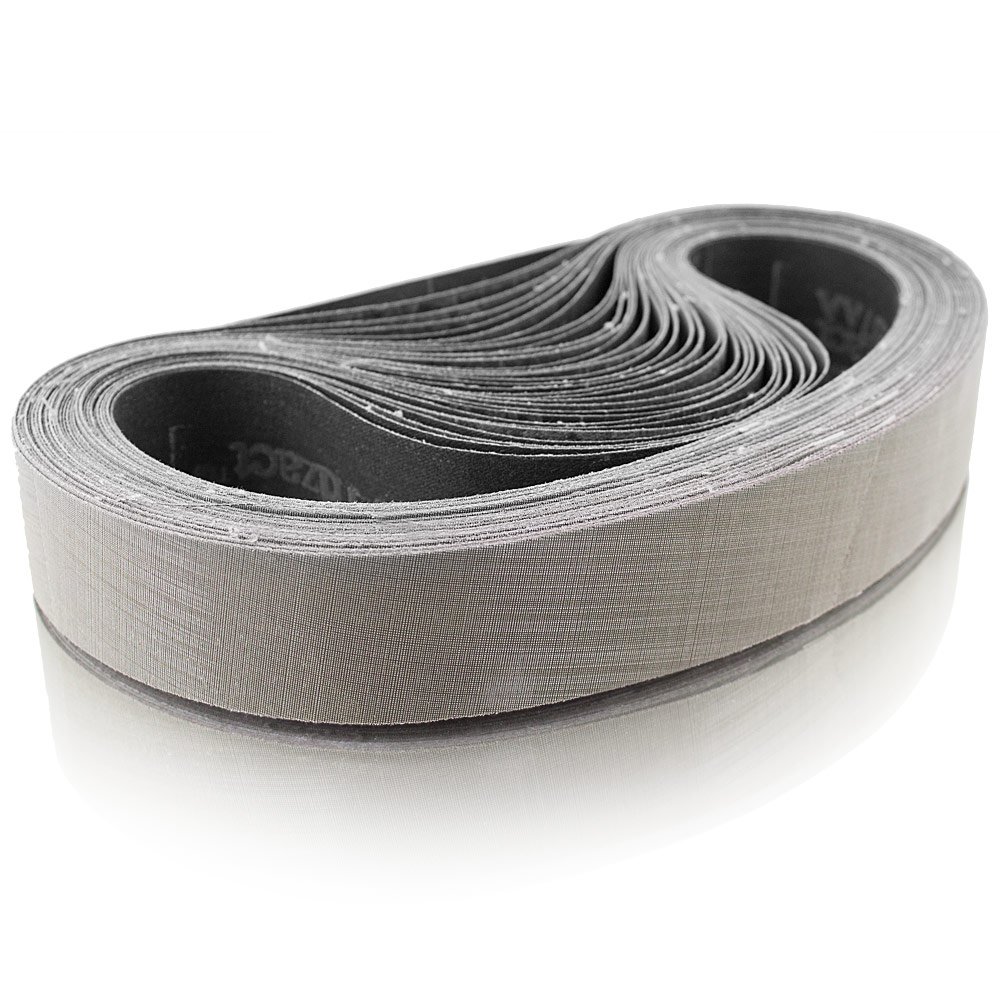 10 Stk. Schleifband 75x457mm Bänder Gewebeschleifband