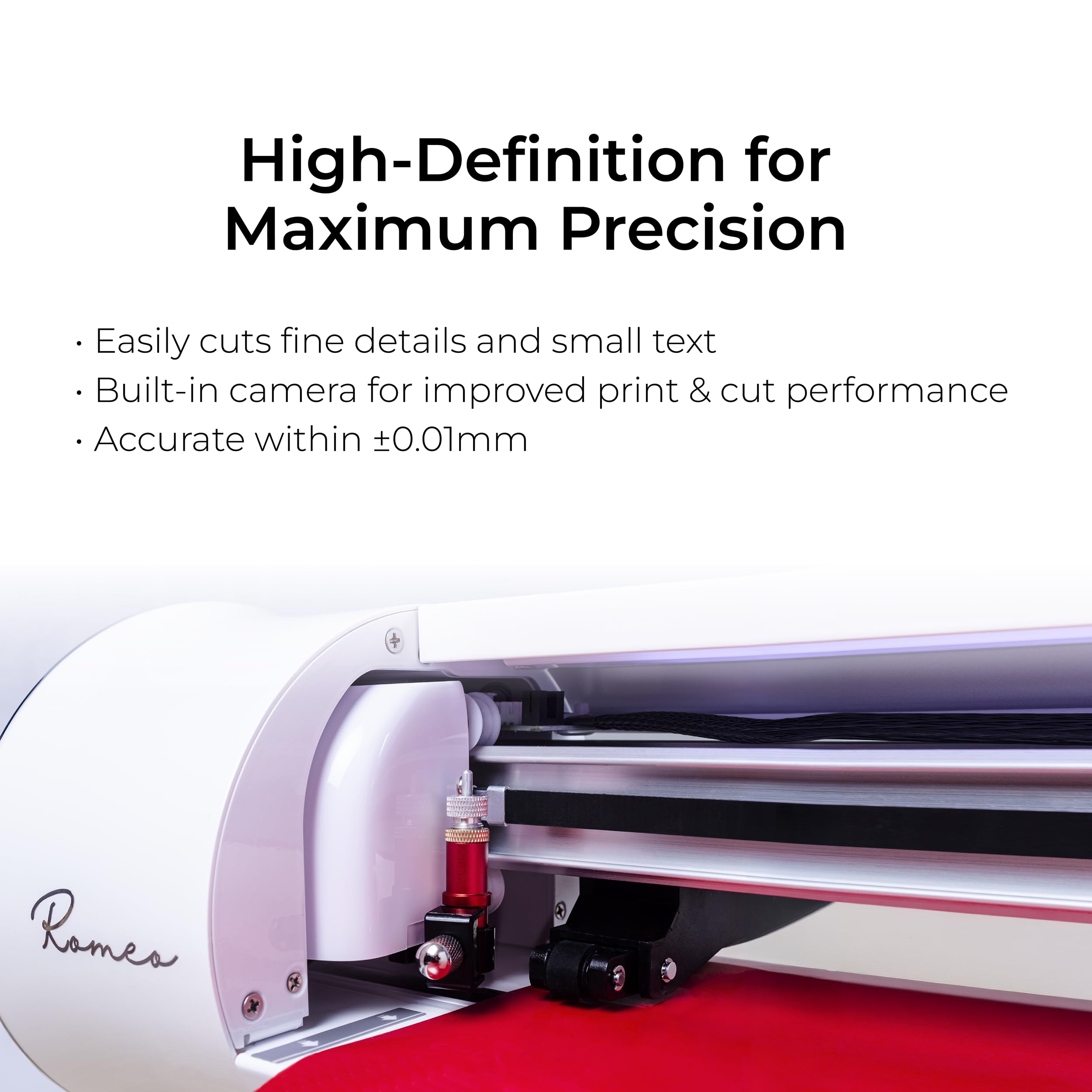 Siser Romeo High Definition Cutter – 24 Zoll Professionelle Schneidemaschine für HTV, PSV, Papier und mehr für Windows und Mac
