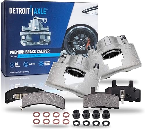 Miniatura 37 de Detroit Axle - Pastillas de Freno Zapatas de Freno para Honda Civic 1992-2000 1993 1994 1995 1996 1997 1998 1999 Pastillas de freno de cerámica