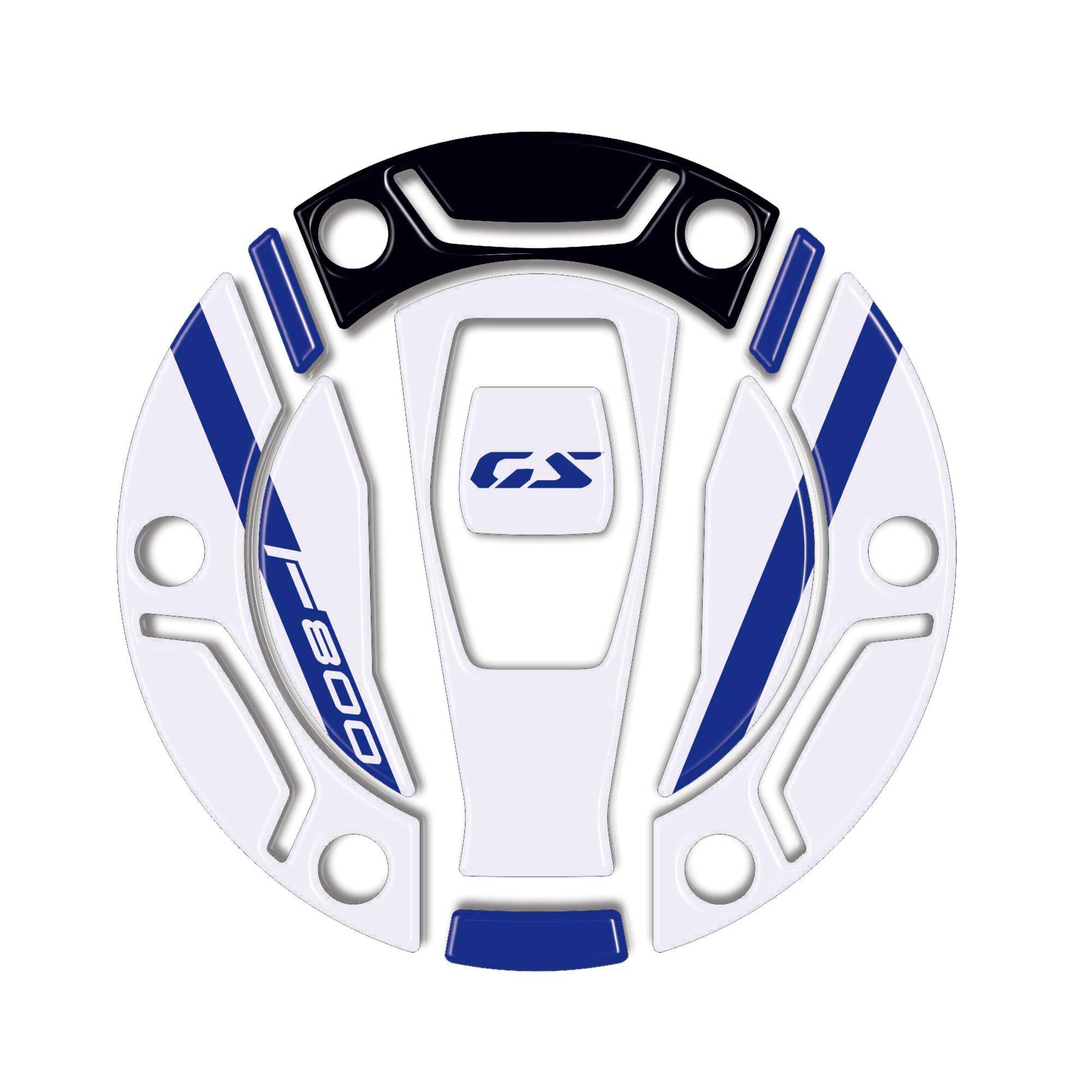 labelbike - Autocollant 3D Moto Bouchon Réservoir Protection et Décoration en Résine Compatible avec BMW F800 GS 2024