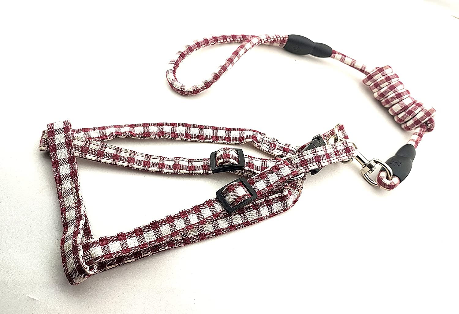 Pups&Pets Puppy Cotton Harness & Leash Set | Adjustable Harness with Rope Leash for Small & Medium Dog Breeds - 15MM (Color May Vary) (B0BLNYWP4K) Amazon Price History, Amazon Price Tracker