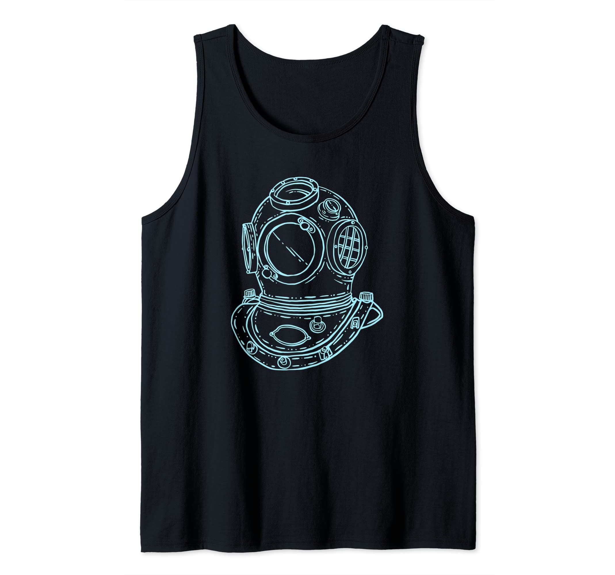 Scuba diving helmet Tank Top