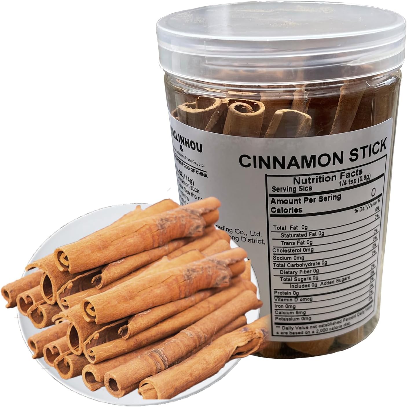 BAILINHOU Chinese cinnamon sticks bulk 4oz, Raw cinnamon sticks accessories, imported of china