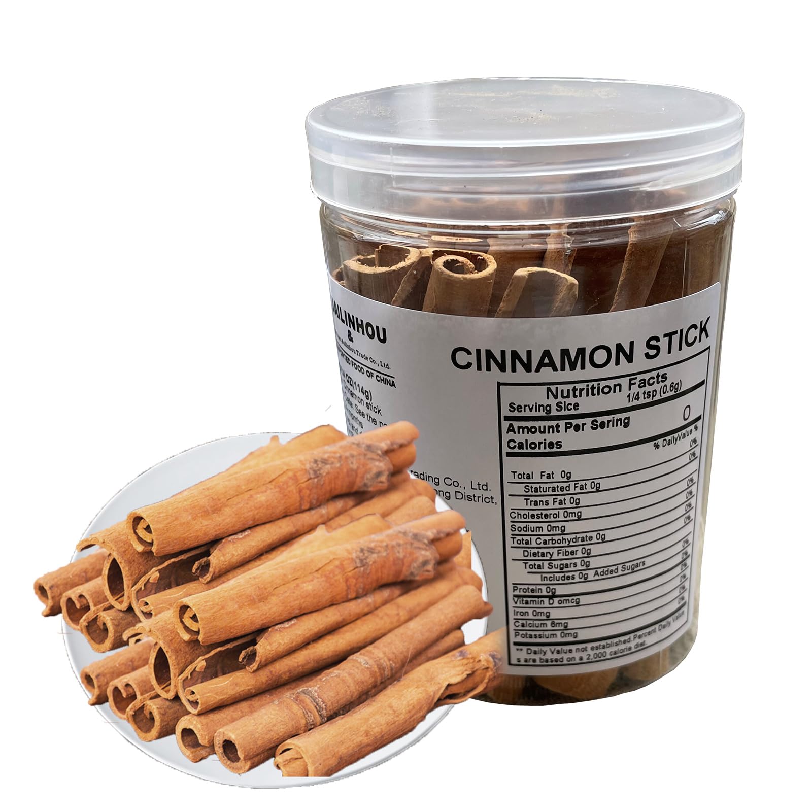 BAILINHOU Chinese cinnamon sticks bulk 4oz, Raw cinnamon sticks accessories, imported of china