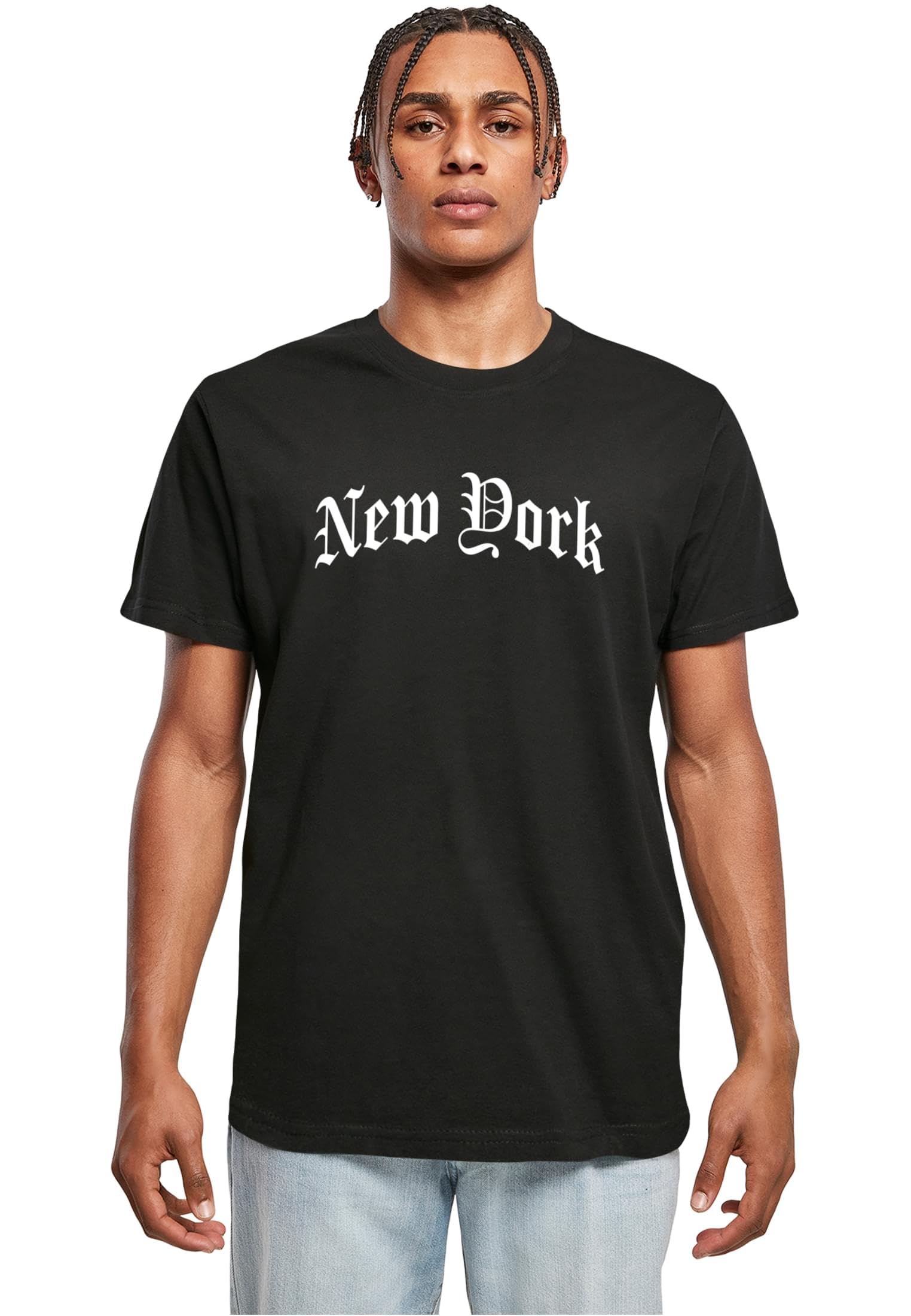 Mister Tee Men's New York Wording Tee