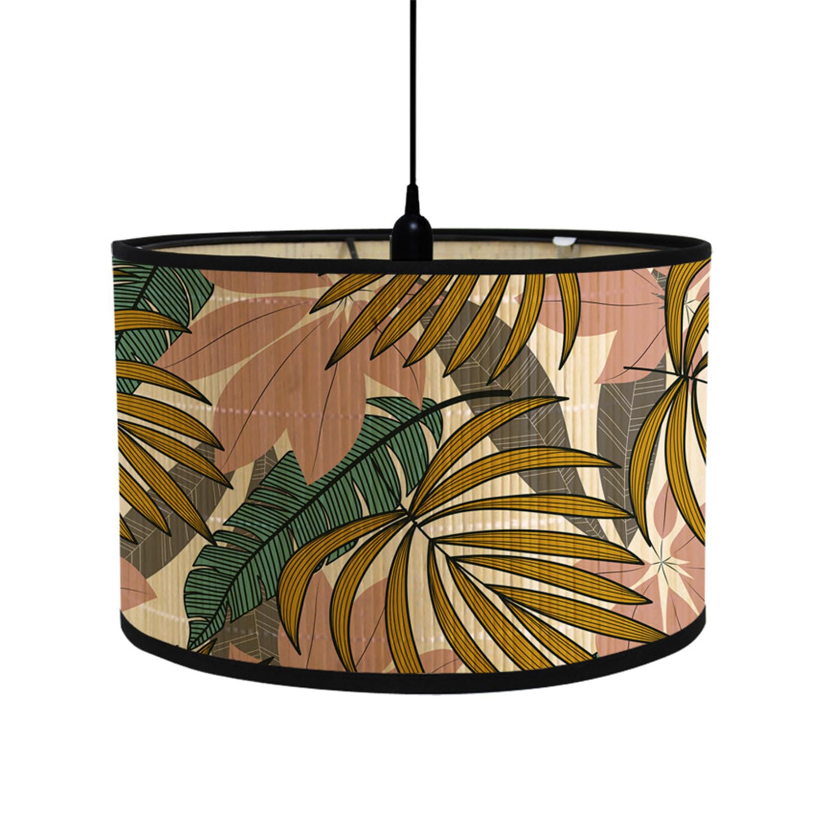 FANSU Table or Pendant Round Drum Lampshade