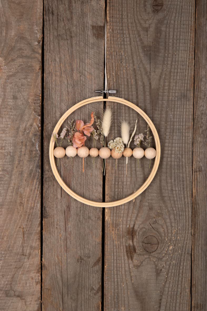 12 Cerceaux à Broder En Bambou 9 Cm - Pour Point De Croix, Broderie, Artisanat - 5