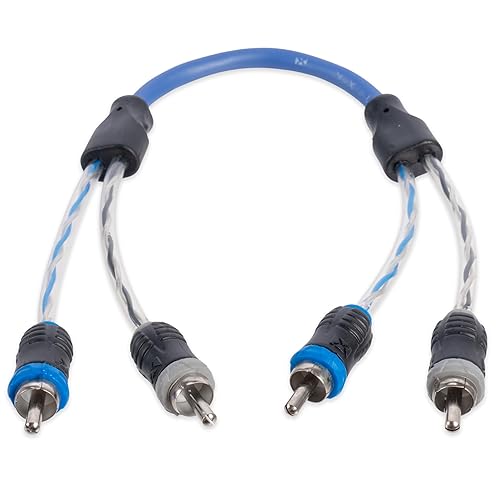Vista 27 de NVX® XIV2F - Cable de interconexión de audio RCA de cobre libre de oxígeno, 1 macho a 2 hembras, par trenzado de audio RCA serie V, con reducción