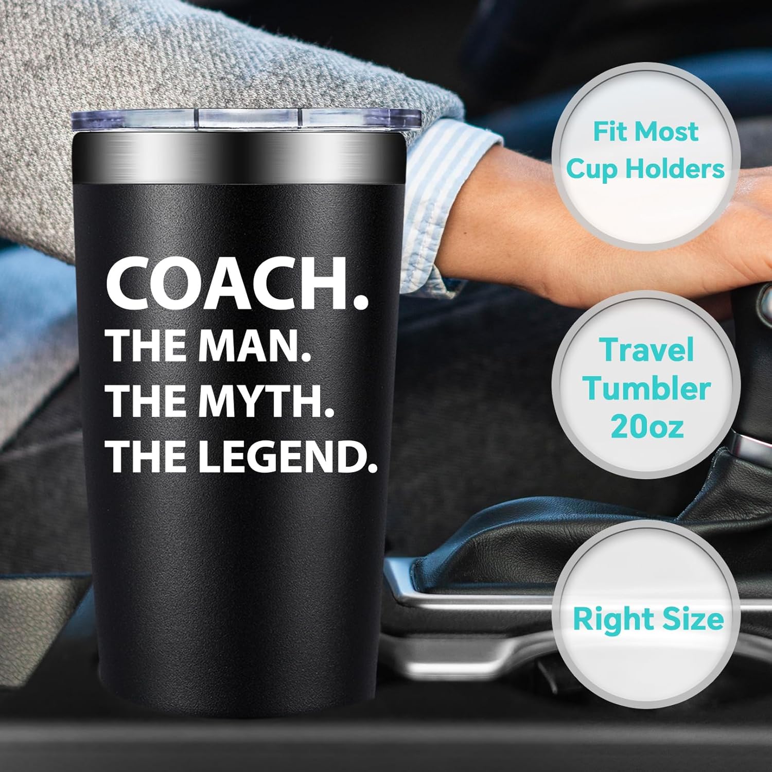 BIRGILT Basketball Coach Gifts for Men - Best Coach Gifts for Appreciation - Thank You Gift for Coaches Hockey, Soccer, Swim, Cheer, Softball, Baseball, Football, Volleyball - 20oz Coaches Tumbler - Image 6