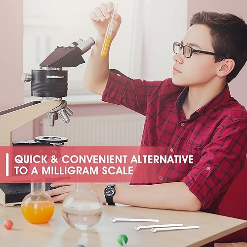 Miniatura 3 de Prasacco 32 cucharaditas de 132 cucharaditas de 0.15 mL mini cucharas medidoras micro cucharadas para frascos pequeña cuchara de plástico para