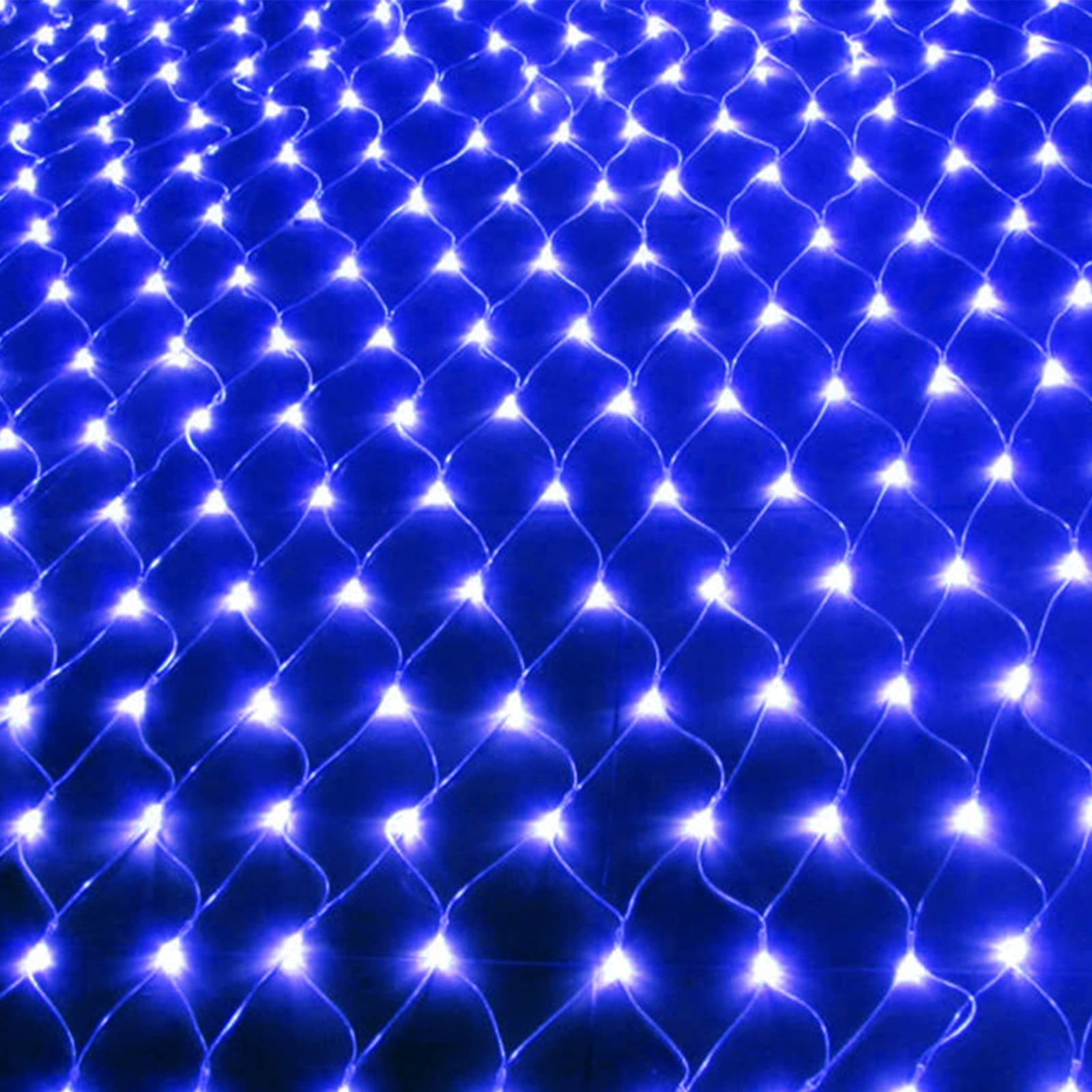 WxiaoD Guirlande Lumineuses Filet, LED Filet Lumineux Extérieure 8 Modes, IP44 Étanche Extérieure Pour Chambre Noël Mariage Soirée Maison Jardin