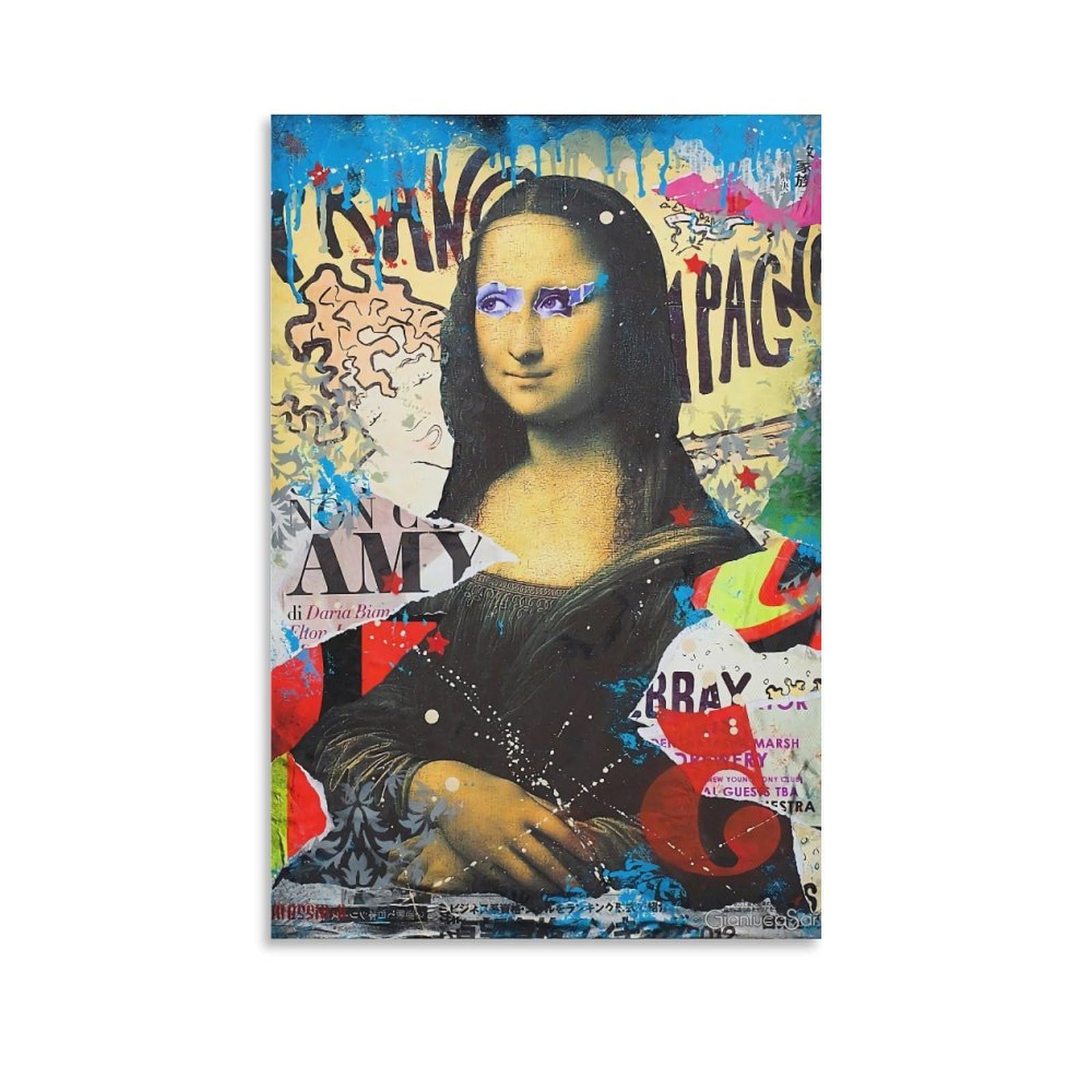 ポップアート モナリザ 絵画 Amazon.co.jp: グラフィティ モナリザ ポップアートポスター 印刷