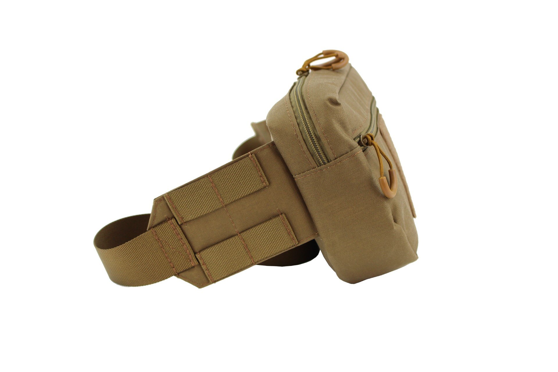 Zentauron EDC Bauchtasche 2L – Gürteltasche für Damen & Herren mit MOLLE-System, breitem Hüftgurt, Klettfläche & 2 Fächern – Ideal für Reisen, Outdoor, Freizeit, Wandern, Tactical Gear, Survival