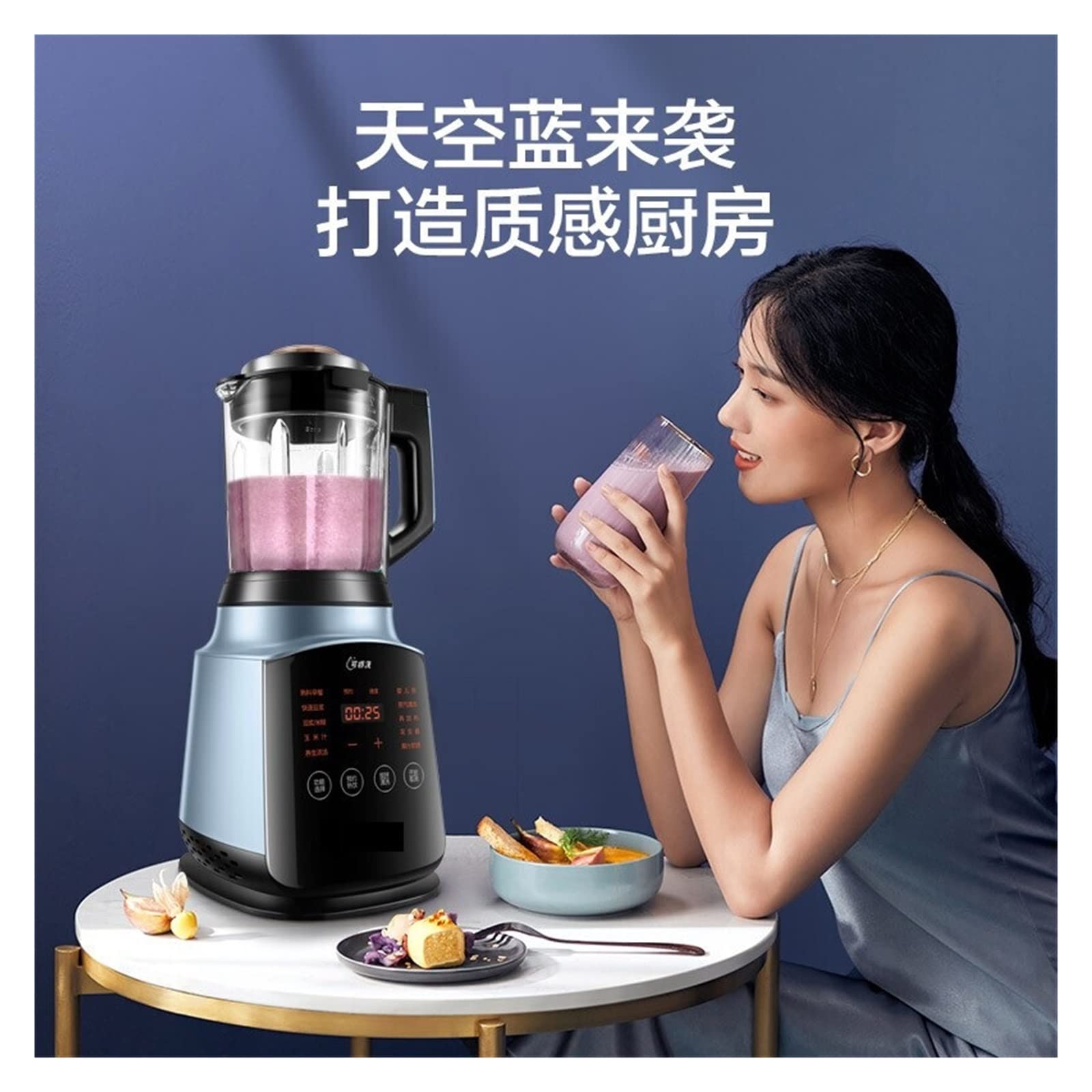 Frullatore per spremiagrumi Portatile Intelligente ad Alta velocità Macchina per spremiagrumi Staccabile per Latte di soia Estrattore Automatico per spremiagrumi per Latte di soia