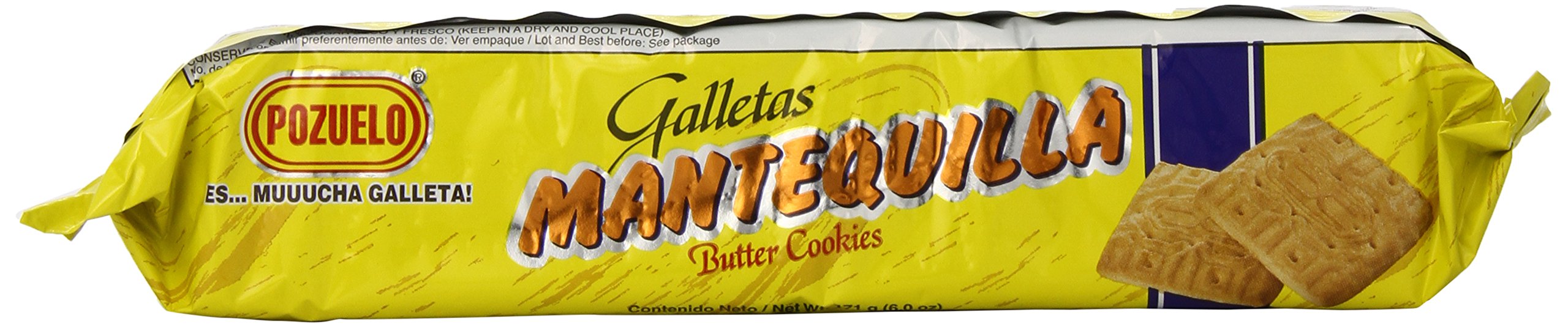 Pozuelo Butter Cookies, 5.64 Ounce (Pack of 30)