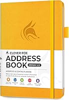 Vista 14 de Clever Fox - Libreta de direcciones con pestañas alfabéticas - Libro de teléfono y direcciones de cuero PU para mantener los contactos seguros