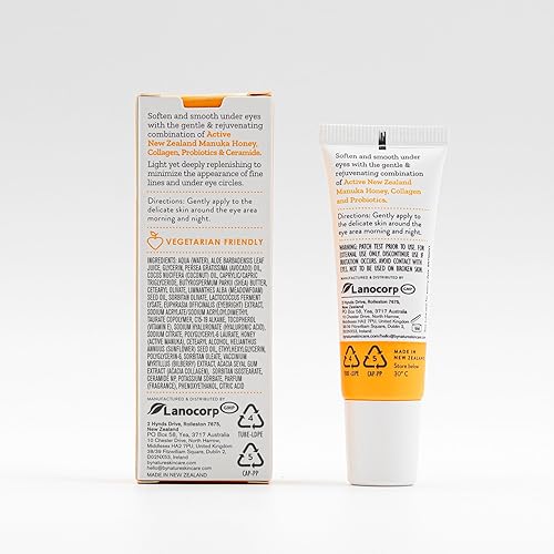 Miniatura 6 de By Nature Eye Cream - Crema para ojos con miel de manuka, colágeno y probióticos, crema hidratante debajo de los ojos para ojeras, cuidado de la