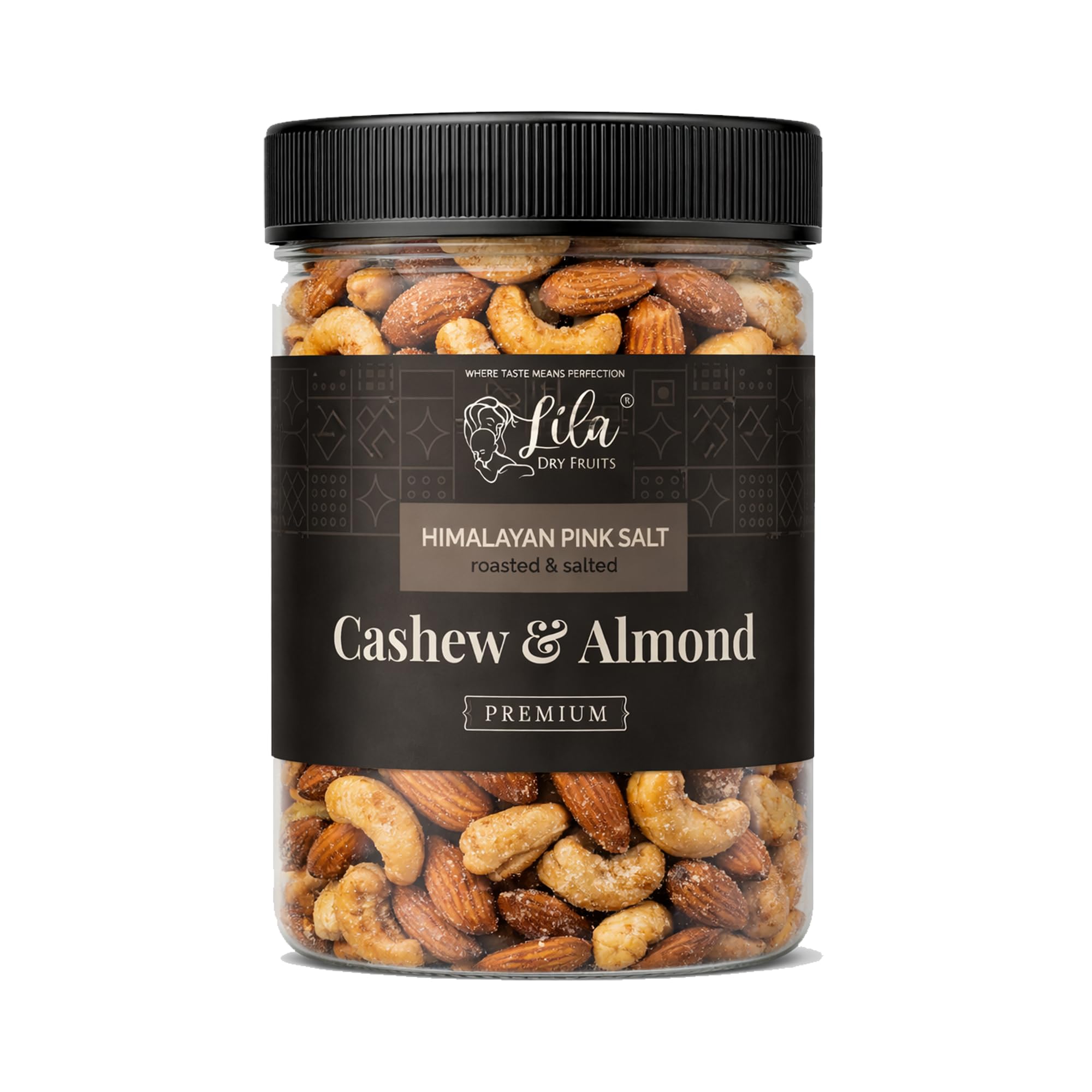 LILA DRY FRUITS Flavoured Cashew Almond Mix 500 G x 2 (1 Kg) Himalayan Pink Salt Flavour Roasted Kaju Badam Crunchy Nuts | Healthy Namkeen Snack for Daily Munching Perfect for Gifting-image-11