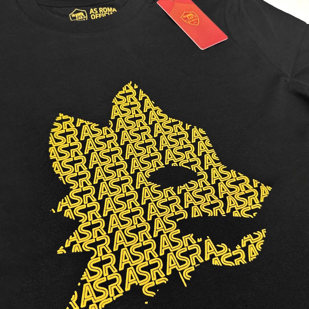 AS Roma T-Shirt Lupetto Stampato