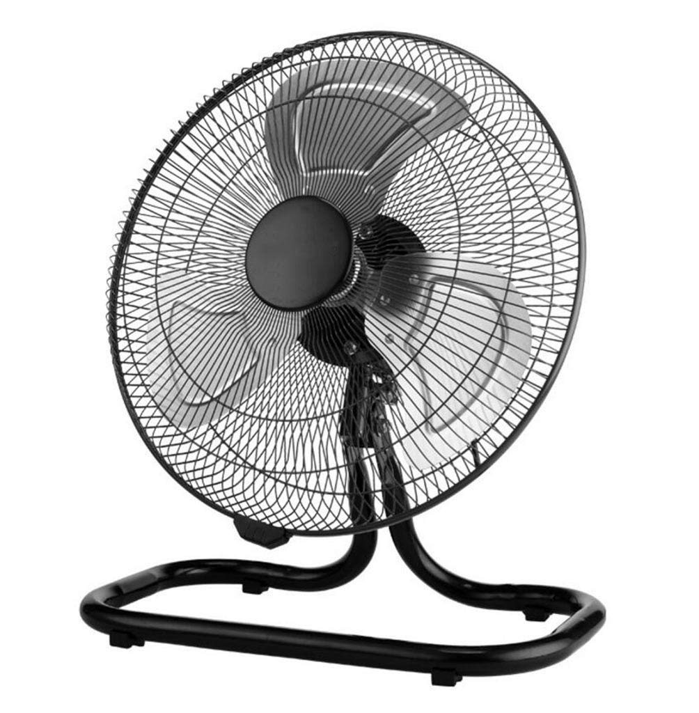 Ventilador de suelo industrial de alta velocidad, circulador de aire de cabeza ajustable para gimnasio, hogar y uso de fábrica