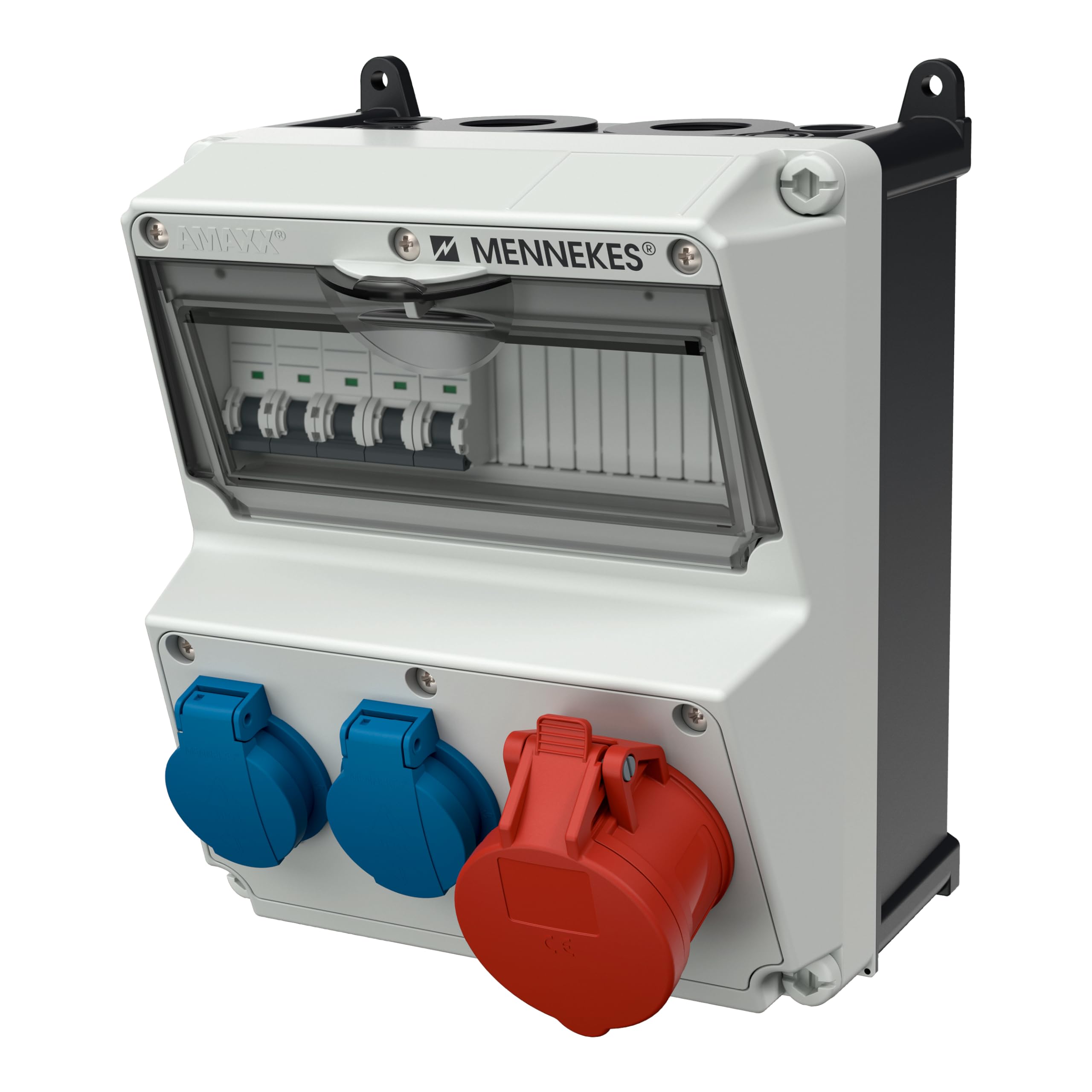 MENNEKES AMAXX Kombi CEE 16A, 2x SCHUKO, LS 16A, IP44