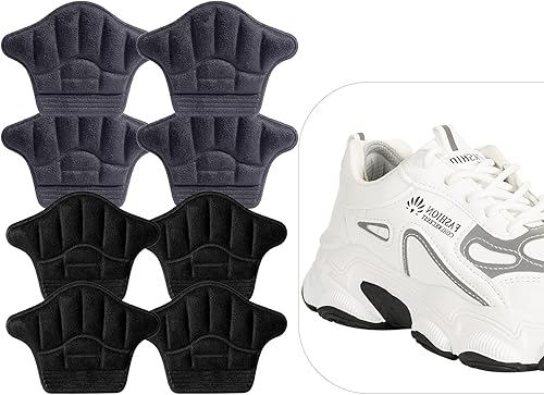 Inserciones de agarre de talón, empuñaduras de talón para zapatos sueltos, botas demasiado grandes, protectores de talón reutilizables para todas