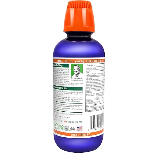 Miniatura 3 de TheraBreath Pasta de dientes para aliento fresco 24 horas, 4 onzas (paquete de 2) y enjuague oral TheraBreath 24 horas de encías saludables