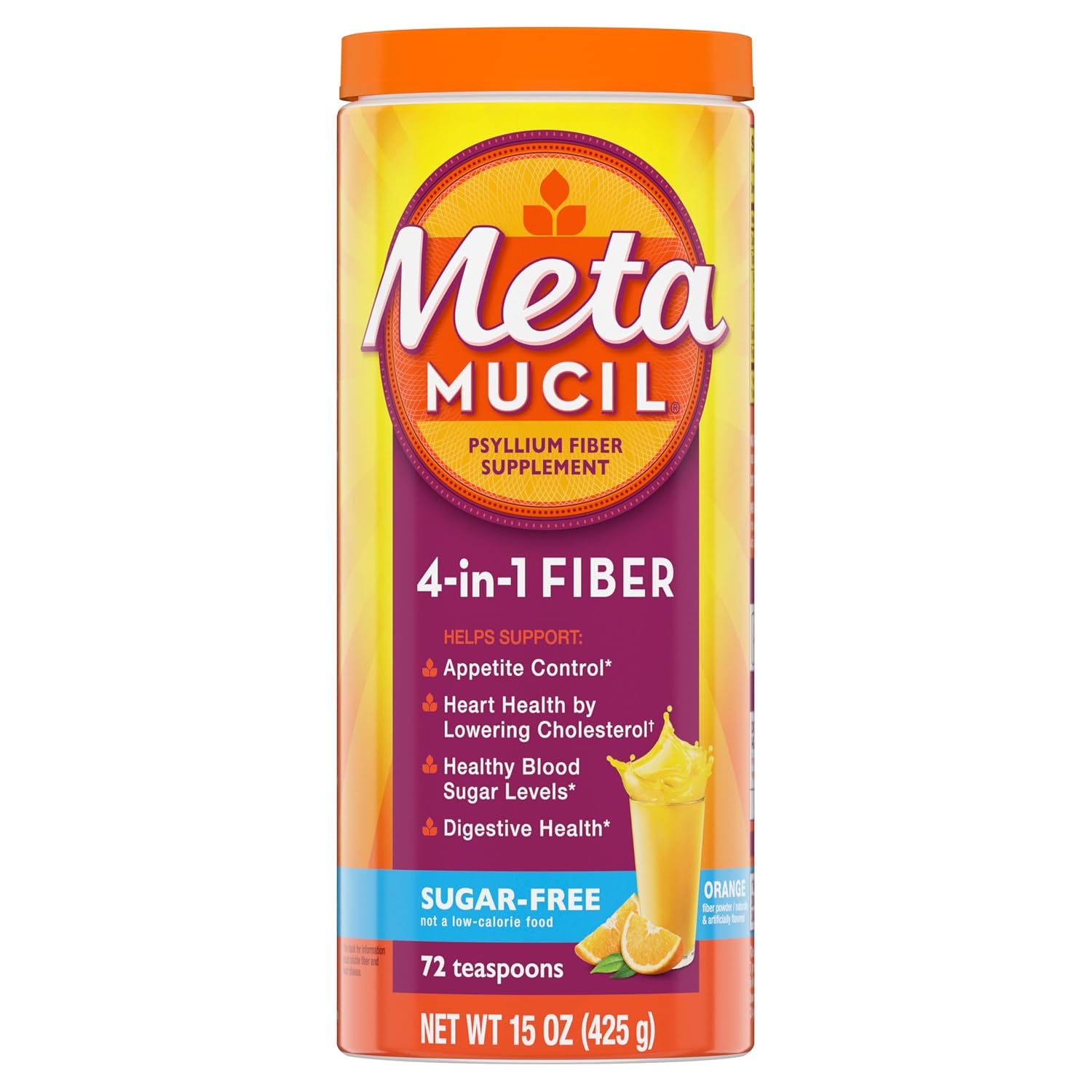 Metamucil, Sugar-Free Orange Smooth Powder, 72 Doses,15oz. - Review, Price and Buying Guide