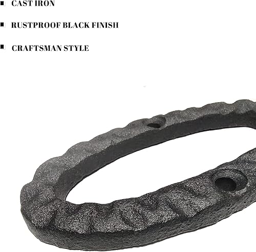 Miniatura 3 de Números de dirección de casa de 4 pulgadas de altura, número de casa de hierro fundido, acabado negro inoxidable, número 2