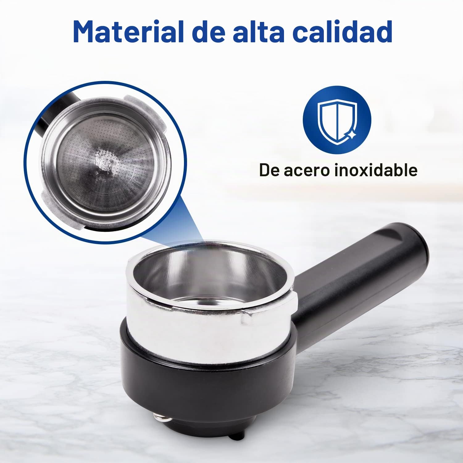 Portafiltro de 54 mm de diámetro de repuesto para cafetera Philips Saeco 996530067961 CP9064/01 con colador para 2 tazas, accesorio para máquina de café expreso