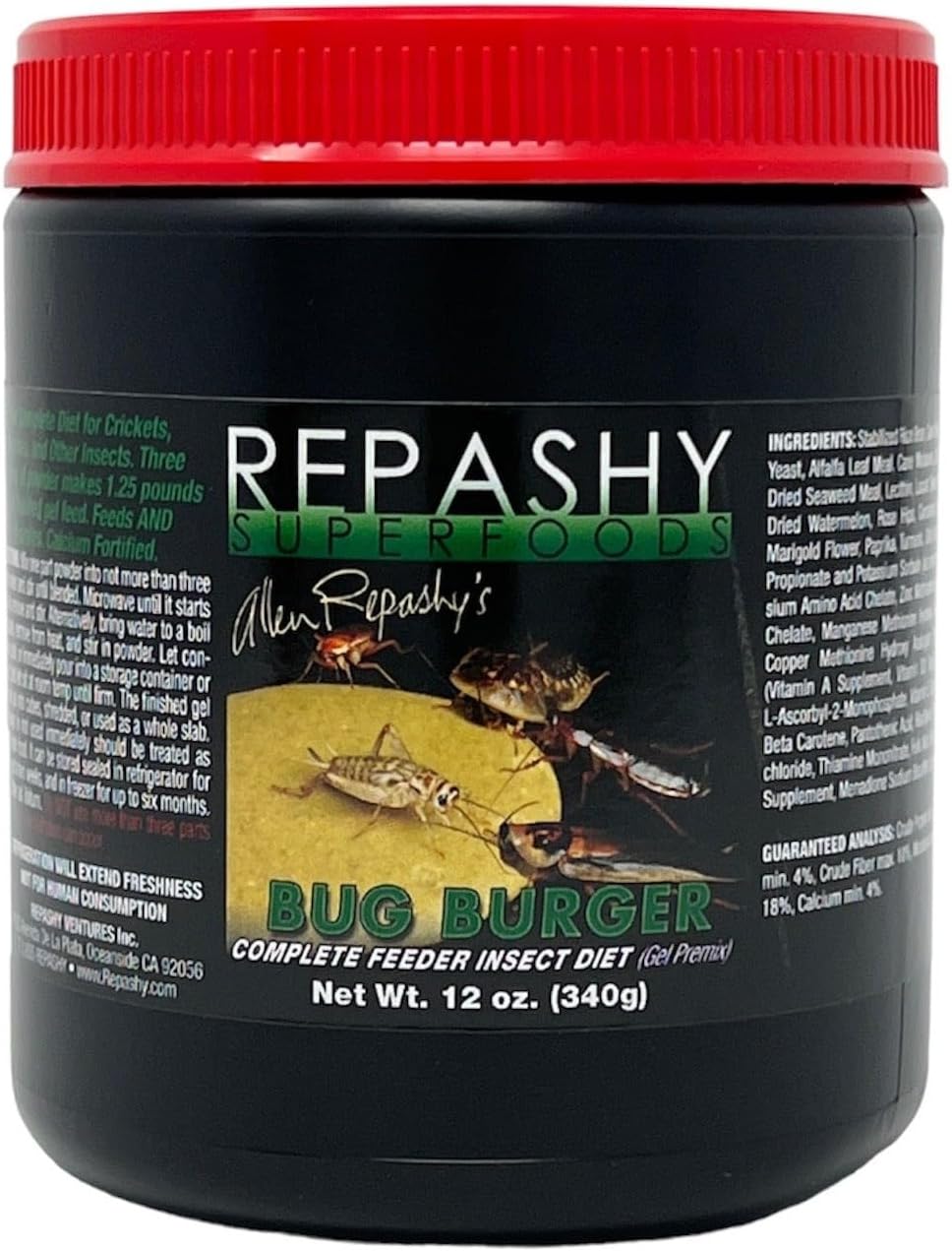 SuperFoods Bug Burger 12 Oz JAR