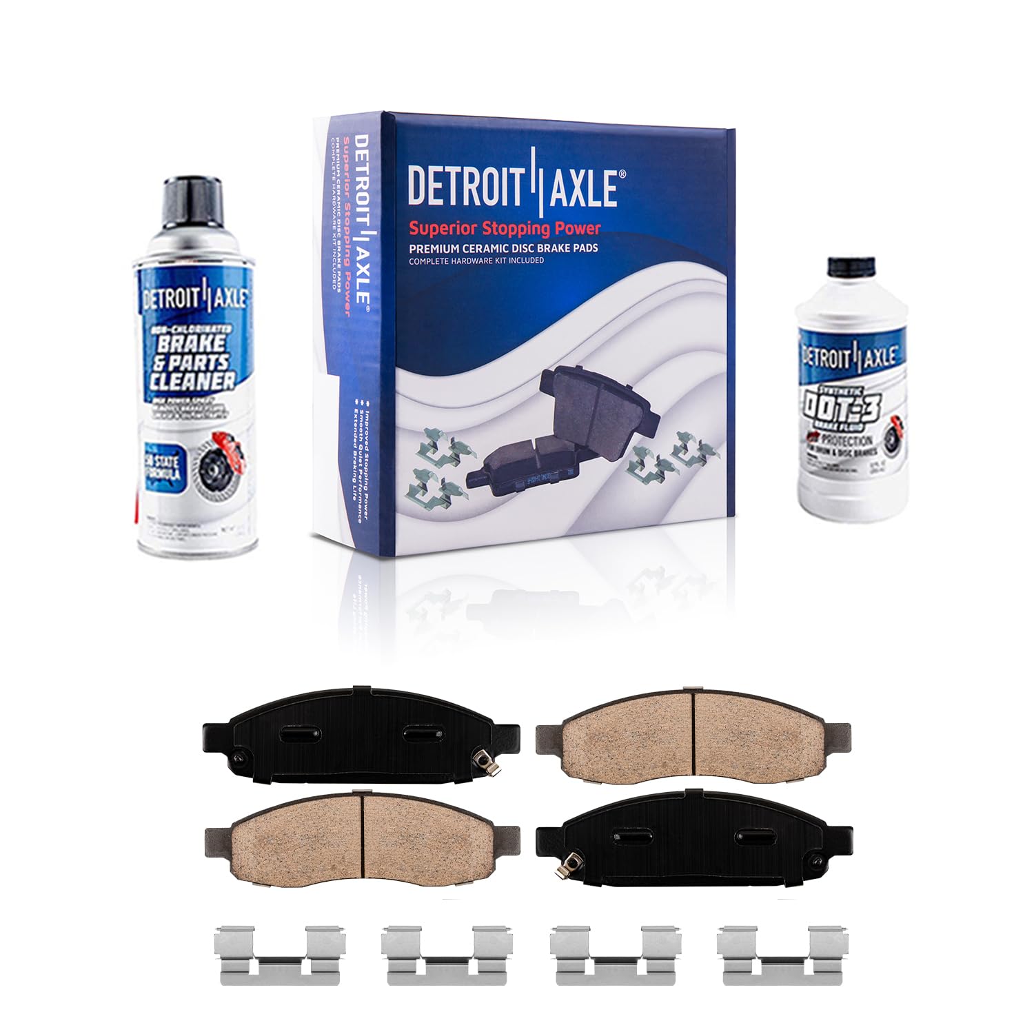 Detroit Axle - Front Brake Pads for Nissan Pathfinder Armada Titan