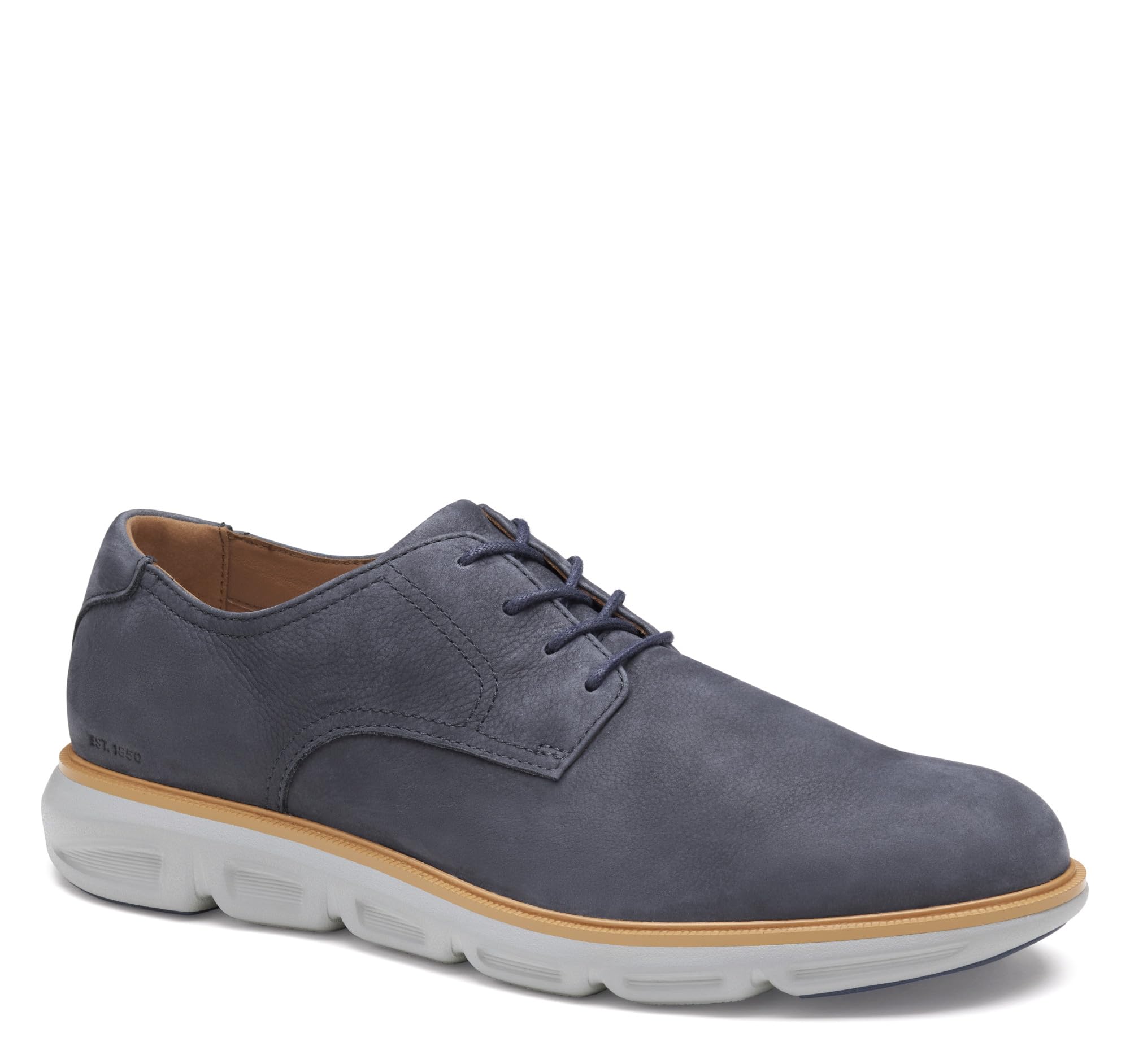 Johnston Murphy Mens Larkin Plain Toe Lace-Up Oxford