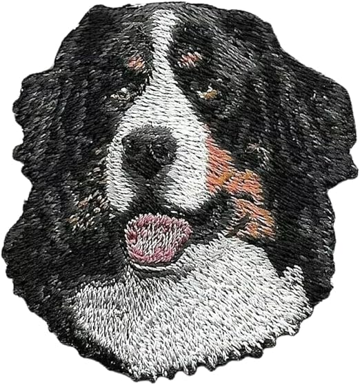 1 Bernese Mountain Dog Iron On Patch for Clothes Dog Breed