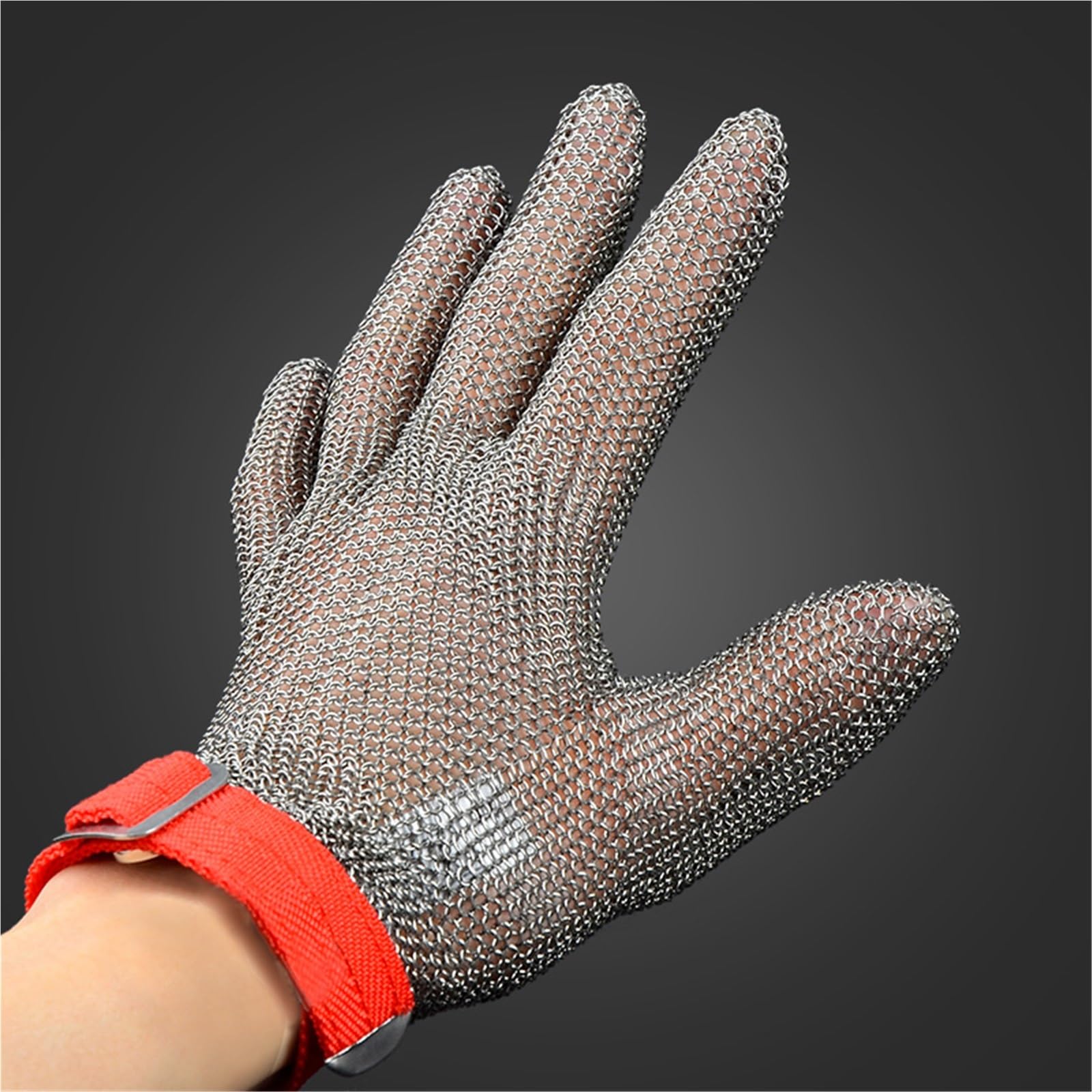 Guantes Anticortes, Guantes resistentes a cortes, guantes de malla de alambre, guantes de metal resistentes a motosierras, guantes de hierro | L