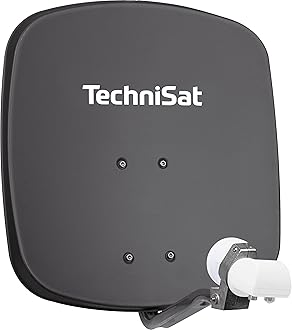 Technisat Digidish 45 Satellite Dish 45cm with Mounting and Dual LNB - Grey
