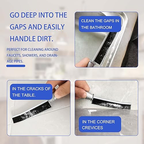 Miniatura 4 de ZHIVIQ-(8) Hard Bristle Crevice Cleaning Brush Crevice Cleaning Brushes for Household usebristled Crevice Cleaning BrushBathroom BrushCrevice