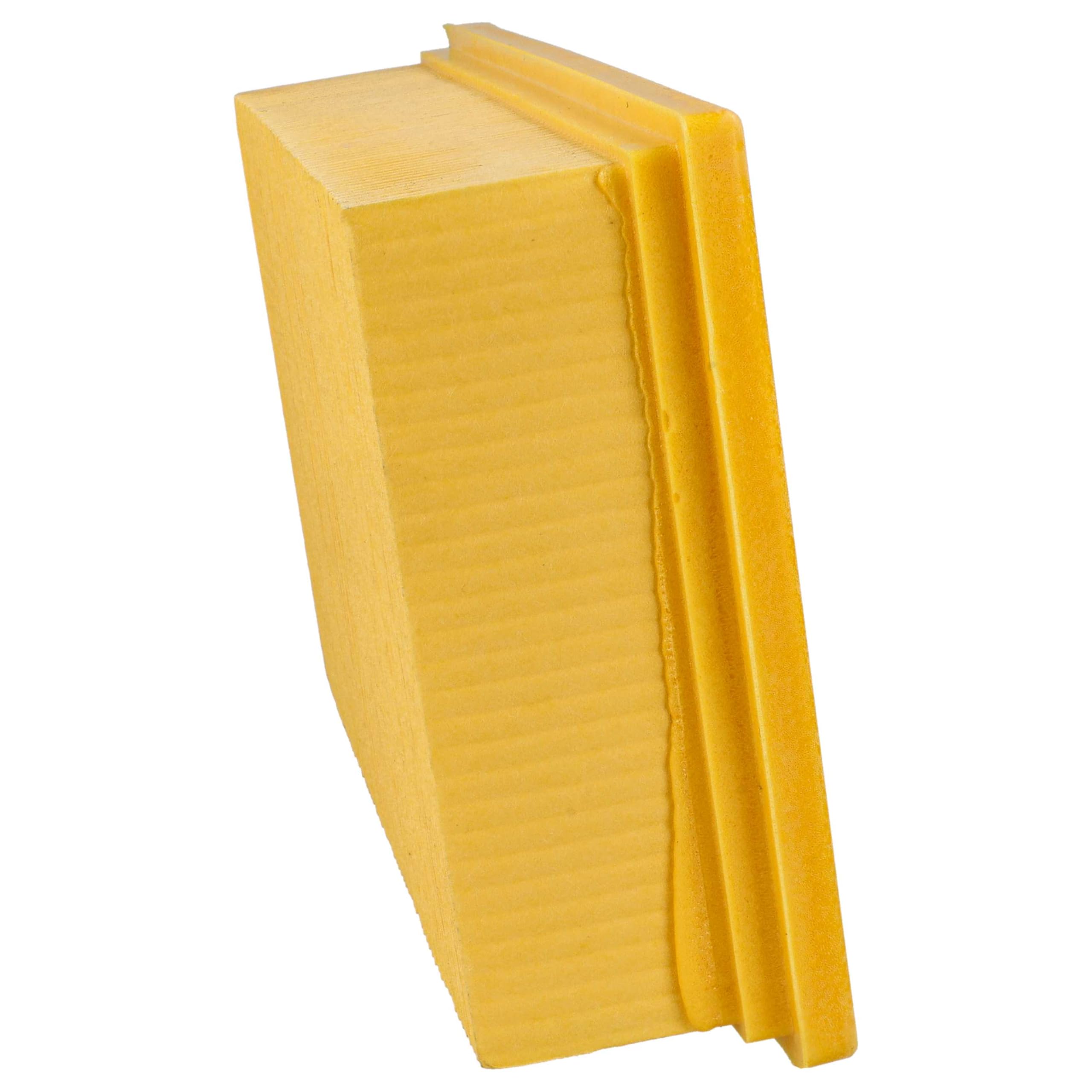 vhbw 3x filtro a pieghe piatte sostituisce Kärcher 6.904-206 per aspirapolvere umido/secco - Elemento filtrante