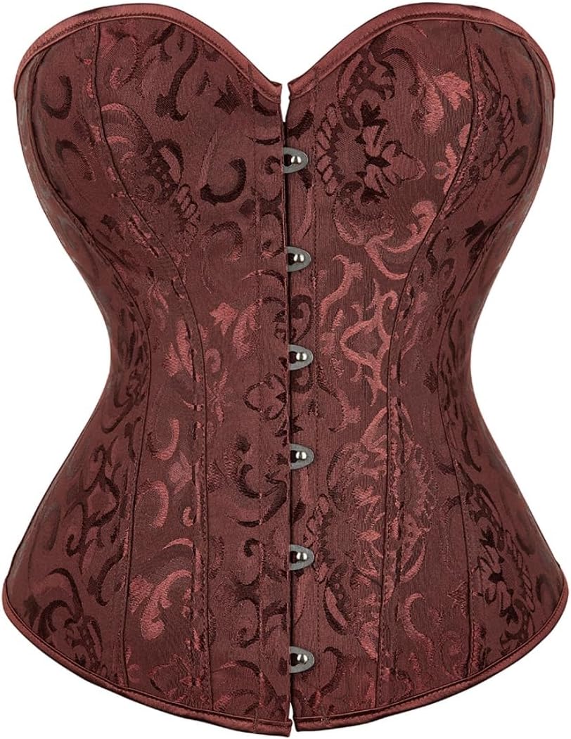 Corsets for Women White Black Corset Top Sexy Bustier Lingerie Waist Cincher Costume Tops