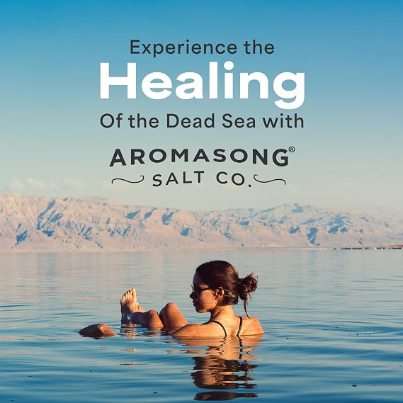 Aromasong Magnesium Flakes 15lb Bulk Pack - Premium Dead Sea Magnesium Bath Salts & Foot Soak - 27,360 mg Per Bath - Superior Epsom Salt Alternative - Spa-Like Comfort at Home