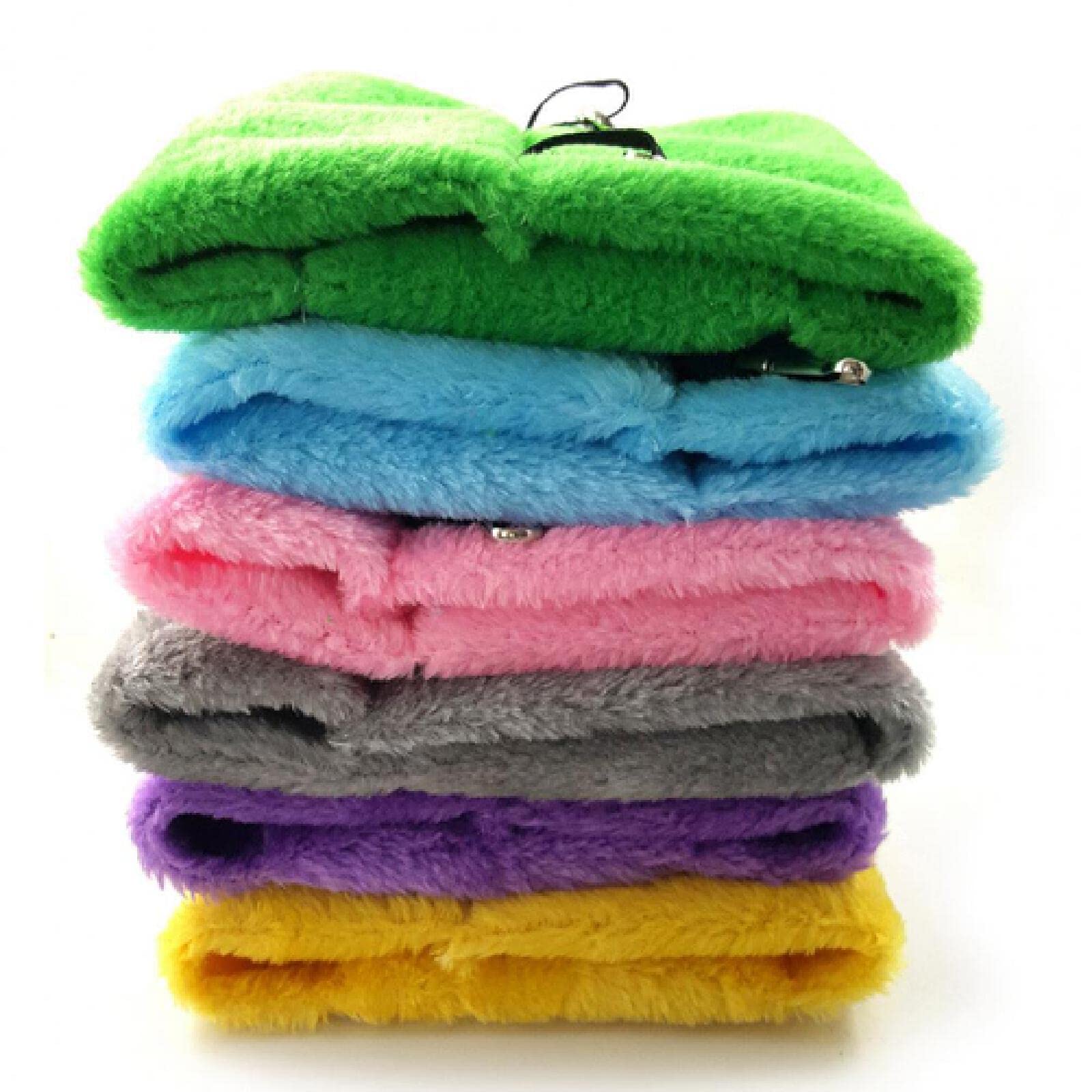 Nido de pájaros, Jaula Triangular Colgante for casa, Nido, Cama, Hamaca cálida de Felpa for Mascotas, Plegable, Suministros Seguridad, Color Rosa, L(Purple,L)
