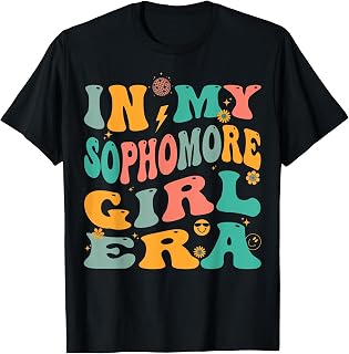 Retro Sophomore Girl Groovy T-Shirt